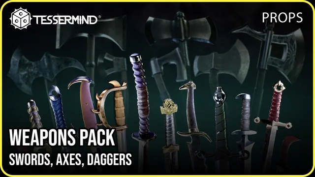 Weapons Pack — Swords, Axes, Daggers